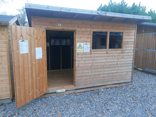 Pent workshop 12x8 outside pic 1 Pent workshop 12x8 outside pic 1